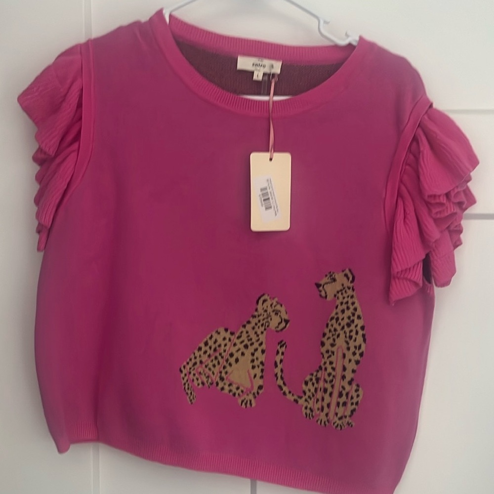 Women’s NWT Leopard Sweater